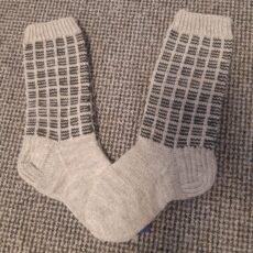 Miesten villasukat, kuvioitu