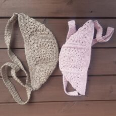 Virkattu pikkulaukku