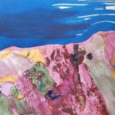 Maisema oudon kuun valossa