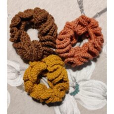 Virkattu hiusdonitsi 3 kpl