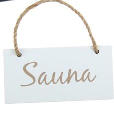 Villa Weiste sauna kyltti